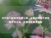 芯片热门股晶华微遭立案，此前因财报不准收监管警示函，还遭自家董事质疑