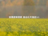 业绩迎来转机 金山云大涨近14%