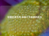 中国名茶外号,中国十大名茶的名字