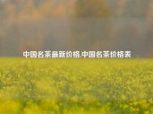 中国名茶最新价格,中国名茶价格表