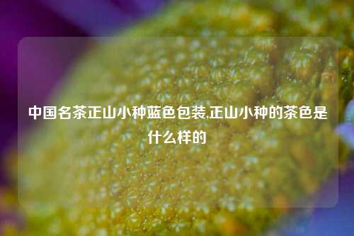 中国名茶正山小种蓝色包装,正山小种的茶色是什么样的