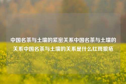 中国名茶与土壤的紧密关系中国名茶与土壤的关系中国名茶与土壤的关系是什么红斑狼疮