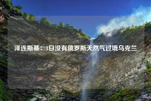 泽连斯基：1日没有俄罗斯天然气过境乌克兰